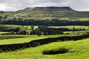 Lush Prints: Addlebrough from Askrigg in Wensleydale