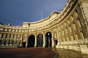 Trafalgar Square Prints: Admiralty Arch, at the end of The Mall, off Trafalgar Square, London, England