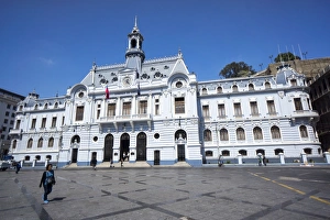 Neo Classical Prints: The Admiralty Building, Valparaiso, Chile, South America