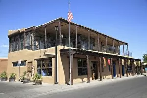 Images Dated 12th August 2009: Adobe architecture, Old Town, Albuquerque, New Mexico, United States of America