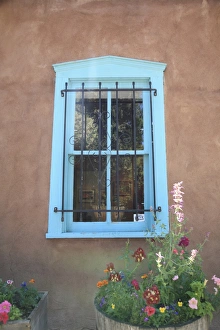 Images Dated 11th August 2009: Adobe architecture, Santa Fe, New Mexico, United States of America, North America