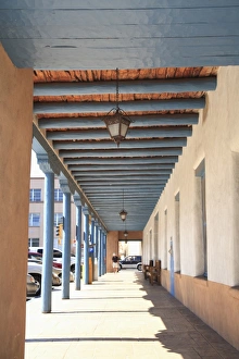 Images Dated 11th August 2009: Adobe architecture, Santa Fe, New Mexico, United States of America, North America