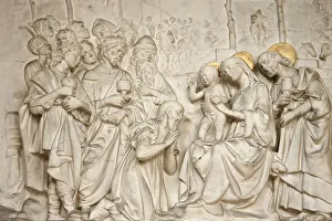Renaissance Prints: Adoration of the Magi, St. Germain l Auxerrois church, Paris, France, Europe