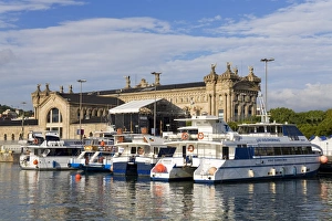 Port Vell Prints: Aduana building in Port Vell, Barcelona, Catalonia, Spain, Europe