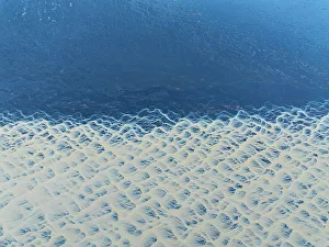 Aerial abstract view of Icelandic river, Iceland, Polar Regions