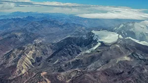 Awe Inspiring Prints: Aerial of the Andes mountains, Chile, South America