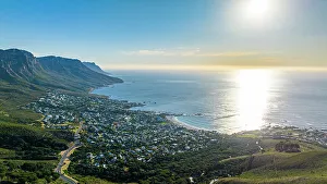 Kapstadt Prints: Aerial of The Twelve Apostles and Camps Bay