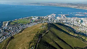 Kapstadt Prints: Aerial of Cape Town, South Africa, Africa