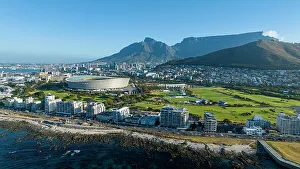Stadium Prints: Aerial of Cape Town, South Africa, Africa