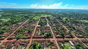 Bolivia Prints: Aerial of the Concepcion Mission