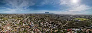 Cape Town Prints: Aerial drone panoramic view of Northern residential suburbs in Cape Town