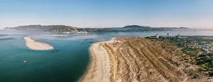 Alentejo Prints: Aerial drone panoramic view of Troia