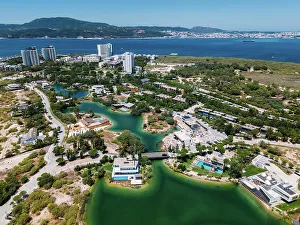 Alentejo Prints: Aerial drone panoramic view of Troia