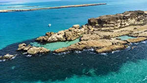 Saudi Arabia Prints: Aerial of the Farasan islands, Kingdom of Saudi Arabia, Middle East