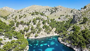 Blue Water Prints: Aerial of the Formentor Peninsula