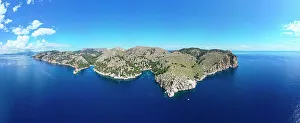 Boat Trip Prints: Aerial of the Formentor Peninsula