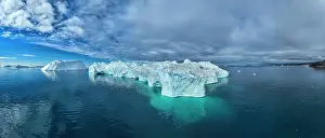 Geological Features Prints: Aerial of the Ilulissat Icefjord