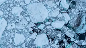 Scenic Routes Prints: Aerial of the Ilulissat Icefjord