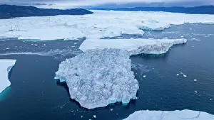Eco Tourism Prints: Aerial of the Ilulissat Icefjord