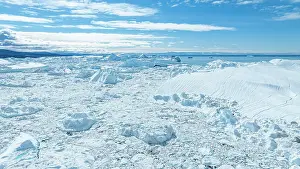 Heritage Site Prints: Aerial of the Ilulissat Icefjord