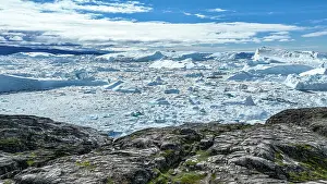Heritage Site Prints: Aerial of the Ilulissat Icefjord