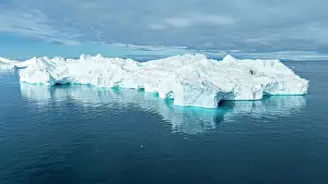 Outdoor Exploration Prints: Aerial of the Ilulissat Icefjord