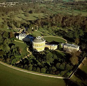 View From Above Prints: Aerial image of Ickworth House
