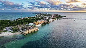 Imagery Prints: Aerial of the Island of Mozambique, UNESCO World Heritage Site, Mozambique, Africa