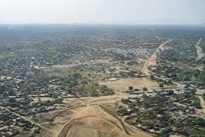 Eastern Equatoria State Prints: Aerial of Kapoita, Eastern Equatoria State, , South Sudan, Africa
