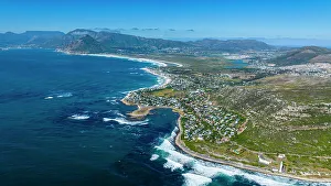 Aerial of Kommetjie, Cape Town, Cape Peninsula, South Africa, Africa