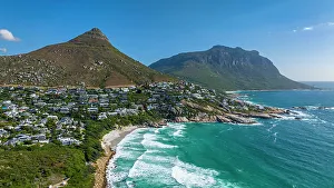 Llandudno Prints: Aerial of Llandudno, Cape Town, Cape Peninsula, South Africa, Africa