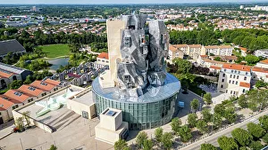 Landscape Design Prints: Aerial of the LUMA Cultural Center building
