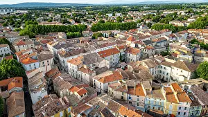 Provence Alpes Cote Dazur Prints: Aerial of Orange, Vaucluse, Provence-Alpes-Cote d'Azur, France, Europe