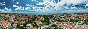 Cascais Prints: Aerial panoramic view of Cascais
