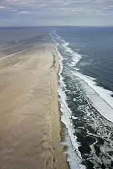 Images Dated 4th March 2008: Aerial photo of the Skeleton Coast, Namibia, Africa