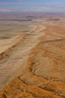 Images Dated 15th March 2008: Aerial photo, Sossusvlei, Namib Naukluft Park, Namibia, Africa