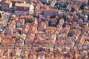 Dubrovnik Gallery: Aerial rooftop view of Dubrovnik Old Town, UNESCO World Heritage Site, Dubrovnik