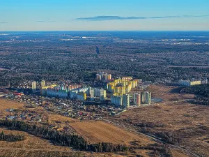 Suburban Prints: Aerial of the satellitte cities of Moscow, Russia