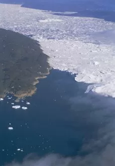 Search Results: Aerial shot of west coast of Greenland