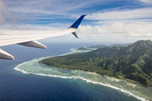 Mid Air Prints: Aerial of the state of Kosrae, Federated States of Micronesia, South Pacific