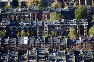 Aerial view of Boston from the Prudential Sky Walk, Boston, Massachusetts