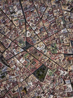 Cadiz Gallery: Aerial view of Cadiz, by drone, Andalucia, Spain, Europe