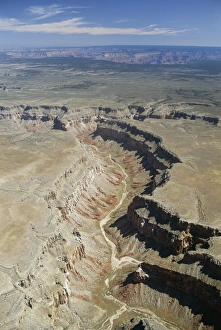 Canyonlands Prints: Aerial view of the Canyonlands, Arizona, United States of America (U