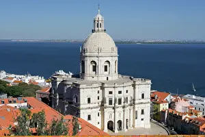 Tagus Prints: Aerial view over the Church of Santa Engracia converted into National Pantheon