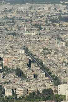 Aerial view of city