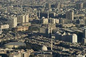 Aerial view of city