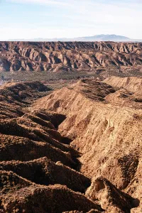 Granada Prints: Aerial view of clay formations