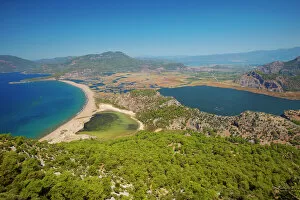 Images Dated 22nd August 2011: Aerial view of Dalyan, Dalaman, Anatolia, Turkey, Asia Minor, Eurasia