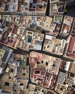 Cadiz Gallery: Aerial view by drone of Cadiz, Andalucia, Spain, Europe