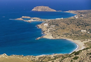 Wonderful Prints: Aerial view of east coast of Karpathos near Lefkos